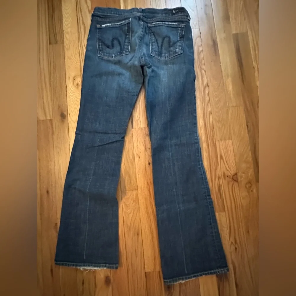 Citizens Of Humanity Dark Blue Flare Jeans - Picture 3 of 7